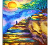 A Thoughtful Journey (Journal/Notebook): Created for Men and Women who like to Ponder, Vent, Process, Automatic Write, Brainstorm, Dream and ... or restriction. No Prompts, Dots or Boxes!