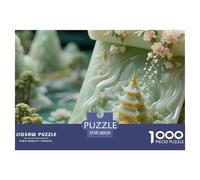 A Thousand Li of Rivers And Mountains, 1000-piece Jigsaw Puzzle, Calming Hobby for Focus And Patience, Ideal for Keepsakes Or Framed Décor, Suitable for Ages 12+, 38x26cm/1000pcs