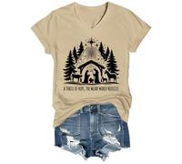A Thrill of Hope The Weary World Rejoices Shirt Christian Christmas Shirts for Women Men