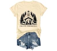 A Thrill of Hope The Weary World Rejoices Shirt Christian Christmas Shirts for Women Men