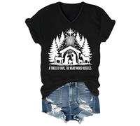 A Thrill of Hope The Weary World Rejoices Shirt Christian Christmas Shirts for Women Men