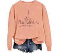 A Thrill Of Hope The Weary World Rejoices Sweatshirt A Thrill Of Hope Sweatshirt Christian Shirts Unisex Orange