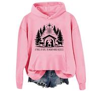A Thrill Of Hope The Weary World Rejoices Sweatshirt Hoodie Christian Christmas Sweatshirts For Women Men