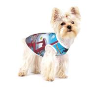 a Thrill Seeker Small Dog Cotton Vest S - Breathable, Soft, and Comfortable Pet Clothing for Cats and Dogs