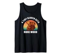 A Tidy Beaver Gets More Wood. Dam Fun River Animals Tank Top