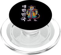 A Tiger In Korean Traditional Hanbok Dae Han Min Guk Hangul PopSockets PopGrip for MagSafe