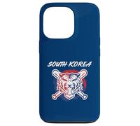 A Tiger With Crossed Baseball Bats South Korea Pride Case for iPhone 13 Pro