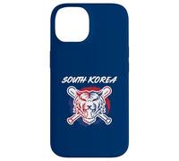 A Tiger With Crossed Baseball Bats South Korea Pride Case for iPhone 14