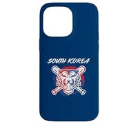 A Tiger With Crossed Baseball Bats South Korea Pride Case for iPhone 14 Pro Max