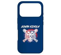 A Tiger With Crossed Baseball Bats South Korea Pride Case for iPhone 17 Pro