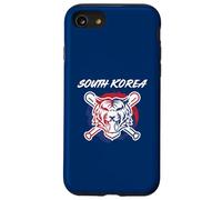 A Tiger With Crossed Baseball Bats South Korea Pride Case for iPhone SE (2020) / 7/8