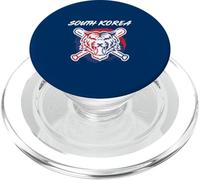 A Tiger With Crossed Baseball Bats South Korea Pride PopSockets PopGrip for MagSafe