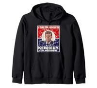 A Time For Greatness John F. Kennedy For President Aged JFK Zip Hoodie
