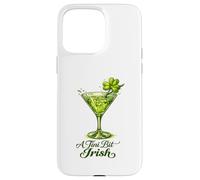 A Tini Bit Irish St Patrick’s Day Martini Glass Clover Fun Case for iPhone 15 Pro Max