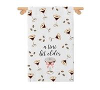 a Tini Bit Older Espresso Martini Kitchen Towel Espresso Martini Lover Birthday Party Espresso Martini Tea Dish Towel (a tini bit older Espresso Martini towel 2UK)