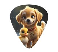 A tiny yellow ducklingGuitar Picks, 12-Piece Pattern Set, Three Different Thicknesses for Acoustic Electric Guitar and Other Instruments