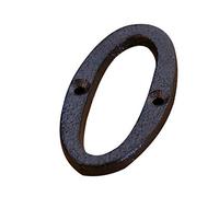 A To Z, 0 To 9 Metal Letters Numbers, 7.5cm Cast Iron Door Number DIY Alphabet Sign, Home Cafe Wall House Address Number Plate With Screw(0)