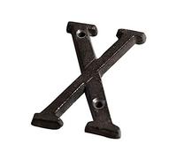 A To Z, 0 To 9 Metal Letters Numbers, 7.5cm Cast Iron Door Number DIY Alphabet Sign, Home Cafe Wall House Address Number Plate With Screw(X)