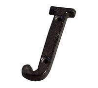 A To Z, 0 To 9 Metal Letters Numbers, 7.5cm Cast Iron Door Number DIY Alphabet Sign, Home Cafe Wall House Address Number Plate With Screw(J)