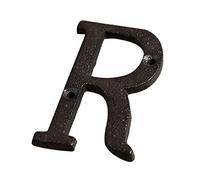 A To Z, 0 To 9 Metal Letters Numbers, 7.5cm Cast Iron Door Number DIY Alphabet Sign, Home Cafe Wall House Address Number Plate With Screw(R)