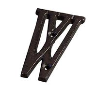 A To Z, 0 To 9 Metal Letters Numbers, 7.5cm Cast Iron Door Number DIY Alphabet Sign, Home Cafe Wall House Address Number Plate With Screw(W)