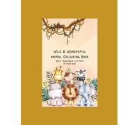A to Z Animals Coloring Book: Learn your letters with traceable ABCs