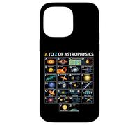 A to Z Astrophysics Space Science Concepts Learning Chart Case for iPhone 14 Pro Max