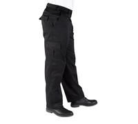 A to Z Clothing Men's Deluxe Workwear Utility Cargo Pants Black