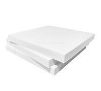 A to Z Collection Feature Home High-Density UPHOLSTERY FOAM - FOR SOFAS, CHAIRS, WINDOW SEATS ETC Thicknesses Available (Extra Firm - 2 inch Thick, 36 inch x 24 inch) White