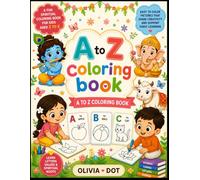 A to Z Coloring Book: Fun Alphabet Coloring Pages with Easy, Bold Designs for Toddlers & Preschoolers | Learn Letters, mythology, and spiritual related Objects
