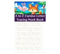 A to Z Cursive Letter Tracing Book