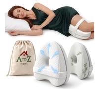A to Z Home Knee Pillow for Sleeping on Side, Memory Foam Leg Wedge Pillow