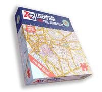 A to Z Map of Liverpool 1000 Piece Jigsaw