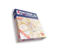 A To Z Map Of Nottingham 1000 Piece Jigsaw KDMD Red 1000 Pieces