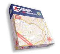A to Z Map of Swansea 1000 Piece Jigsaw