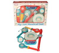 A to Z My 1st Musical Set, Baby Musical Instruments Toy Set, 18+ Months, Coral and Turquoise