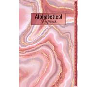 A To Z Notebook: Alphabet Index Notebook A5 | Alphabetical Notebook with Tabs printed | 4 Pages per Letter | Lined Journal Organiser With A - Z Index | Small Size Note Book | NB 5D47H