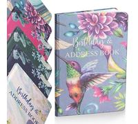 A to Z Telephone Address Book A-Z Index Hard Back Cover with Pen Address Book Home Office Work (Bird)