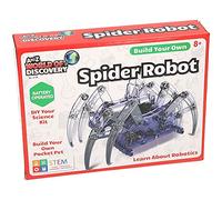 A to Z World of Discovery Spider Robot Kit, DIY STEM Science Project, Battery Operated, Ages 8+