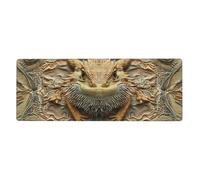 A Toad That Blends With The Background Wall Mouse Pad In Big Extended Non-Slip Rubber Base Mousepad With Stitched Edges Gaming Pc Desktop Large Mouse Pad 11.8x31.5