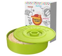 A TODA LECHE Mexican Tortilla Warmer - Tortilla Holder for Keeping Tortillas Warm - Tortilla Keeper for Taco Tuesday - Fajita Set - Burritos - Mexican Tacos - 8,5 inch