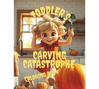 A Toddler’s Carving Catastrophe Coloring Book: Tiny hands, giant messes!
