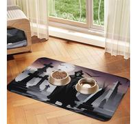 a TombstoneTerrors Pet Absorbent Leather Tablecloth 40x60cm with Non-Slip Rubber Base for Cats and Dogs