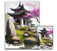A Top The Hill_179617b 1000 Piece Jigsaw Puzzles for Adults Wooden Jigsaw for Teenager & Families, Perfect DIY Decor & Brain-Teasing Challenge 300 PCS