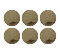 A Touch of Elegance Six Piece Design Placemat Set Made from Environmentally Friendly Materials (Dry grass green)