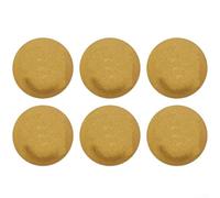 A Touch of Elegance Six Piece Design Placemat Set Made from Environmentally Friendly Materials (Straw Hat Green)