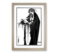 A Tragedy in Act One Vol.2 by Aubrey Beardsley Framed Print | A2 Oak Framed Wall Art | Ready to Hang | Modern Nature Picture | Living Room Bedroom Lounge Office
