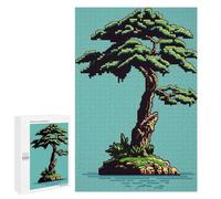 A Tree on An Island - Displayable Picture Puzzle, 1000 PCS, Birthday Gift, for Screen-Free Relaxation at Home