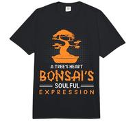 A Trees Heart bonsais Soulful Expression - Bonsai Tree Comfort Colors Adult Heavyweight T-Shirt