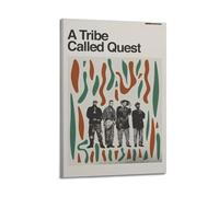 A Tribe Called Quest Album The Low End Theory Poster Wall Art Canvas Poster Modern Painting for Living Room Bed Room 08x12inch(20x30cm) Frame-style